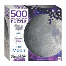 Load image into Gallery viewer, Hinkler | Shaped Puzzle Moon - 500 Piece Jigsaw Puzzle