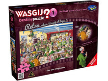 Load image into Gallery viewer, Wasgij | 1 Retro Destiny "The Best Days of Our Lives" - 500 XL Piece Jigsaw Puzzle