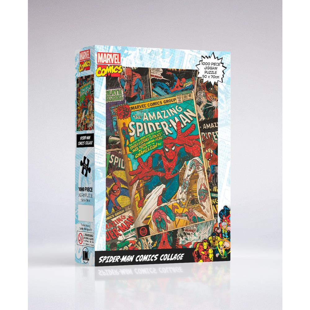 Impact | Marvel: Retro Spider-Man Covers - 1000 Piece Jigsaw Puzzle