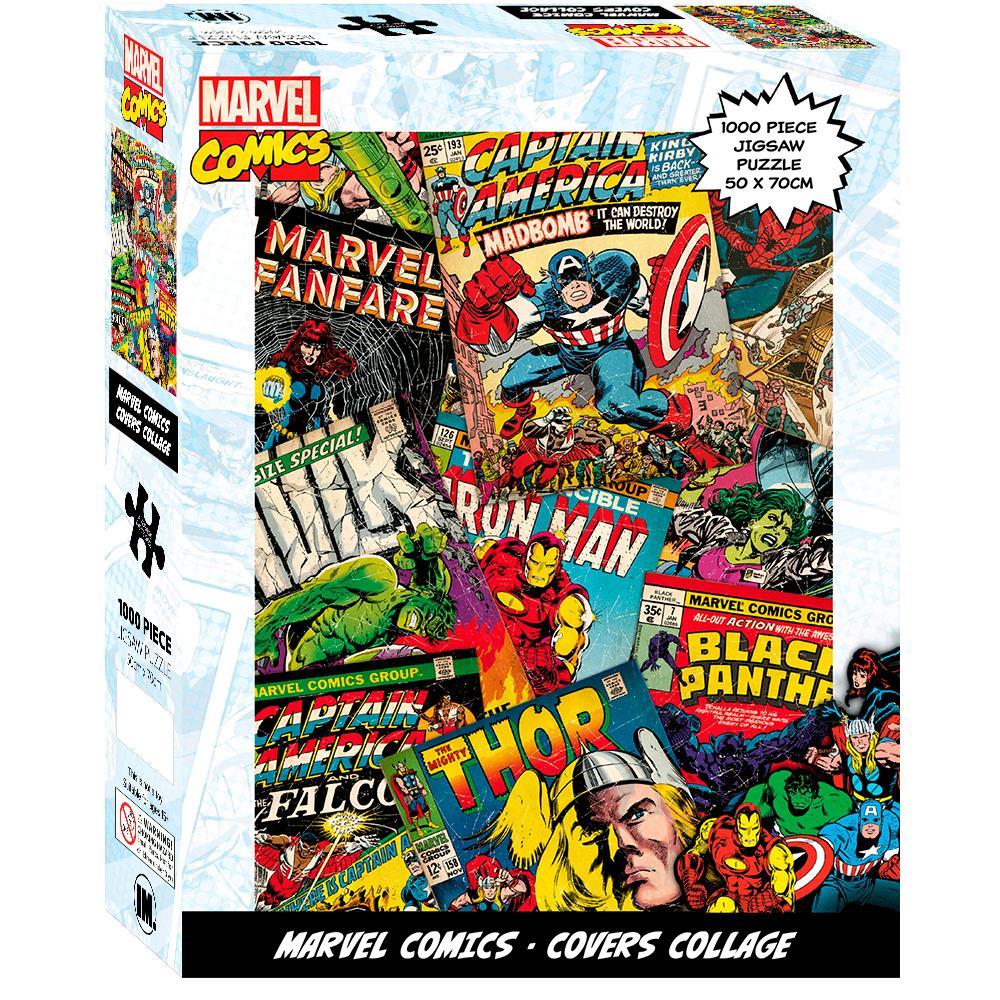 Impact | Marvel: Retro Comics Book Covers - 1000 Piece Jigsaw Puzzle