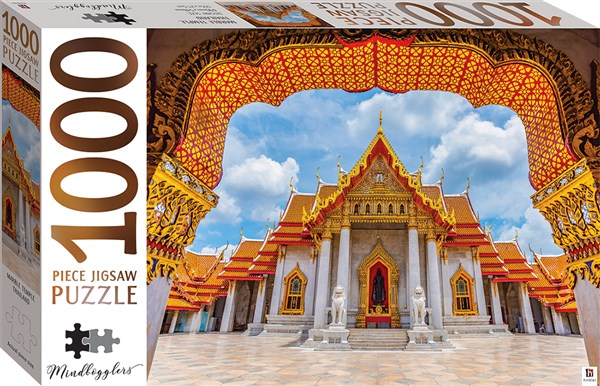 Hinkler | Marble Temple Thailand - 1000 Piece Jigsaw Puzzle