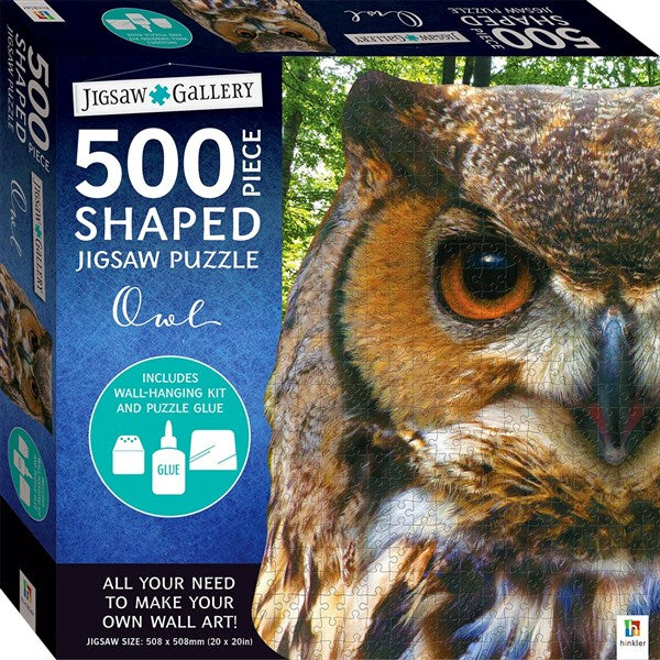 Hinkler | Shaped Puzzle Owl - 500 Piece Jigsaw Puzzle