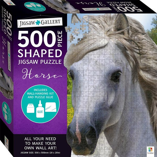 Hinkler | Shaped Puzzle Horse - 500 Piece Jigsaw Puzzle