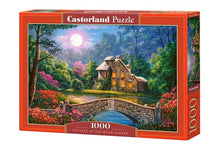 Load image into Gallery viewer, Castorland | Cottage In The Moon Garden - 1000 Piece Jigsaw Puzzle
