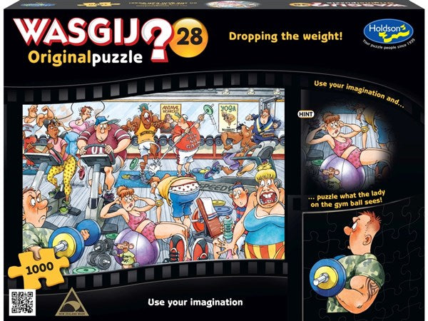 Wasgij | 28 Dropping the Weight - 1000 Piece Jigsaw Puzzle