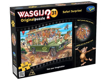 Load image into Gallery viewer, Wasgij | 31 Safari Surprise - 1000 Piece Jigsaw Puzzle
