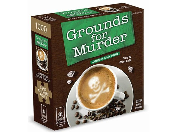 BePuzzled | Grounds For Murder - 1000 Piece Jigsaw Puzzle