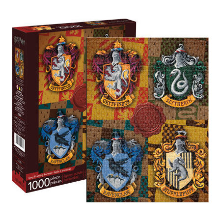 AQUARIUS | Harry Potter Crests - 1000 Piece Jigsaw Puzzle