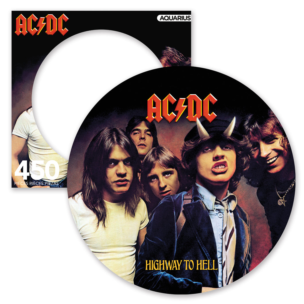 AQUARIUS | AC/DC: Highway To Hell - 450 Piece Disc Jigsaw Puzzle